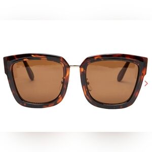 BCBG Lina Brown Tort Sunglasses